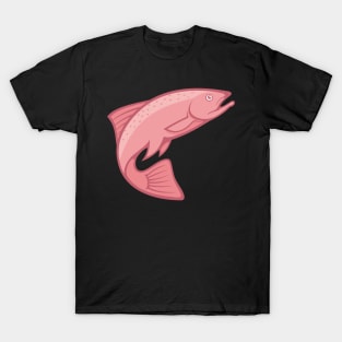 Salmon Lineart T-Shirt